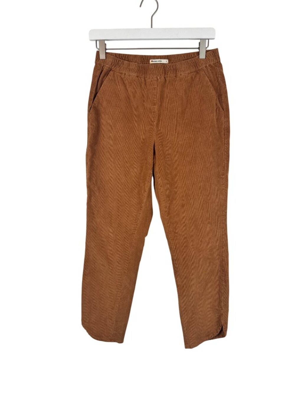 Marine Layer Womens Allison Brown Corduroy Pants Size Small Minimalist Capsule